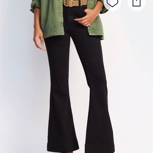 PISTOLA Kinsley Ultra Flare Jean Black Size 32